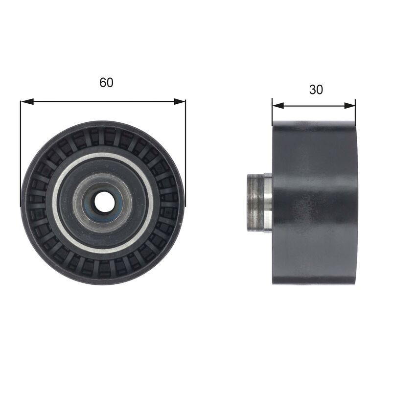 Guide Pulley T42191 for CITROEN Berlingo Berlingo MultiSpace C2 C3 C3 Pluriel C4 Xsara