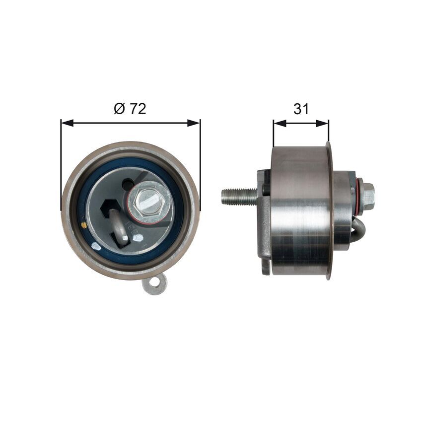 Gates Tensioner, timing belt For  FORD AUSTRALIA RANGER/MAZDA  BT-50