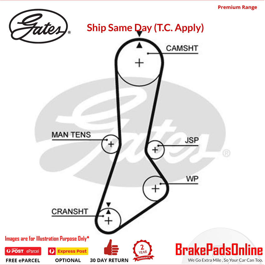 Timing Belt T829 for FORD Australia Econovan JH