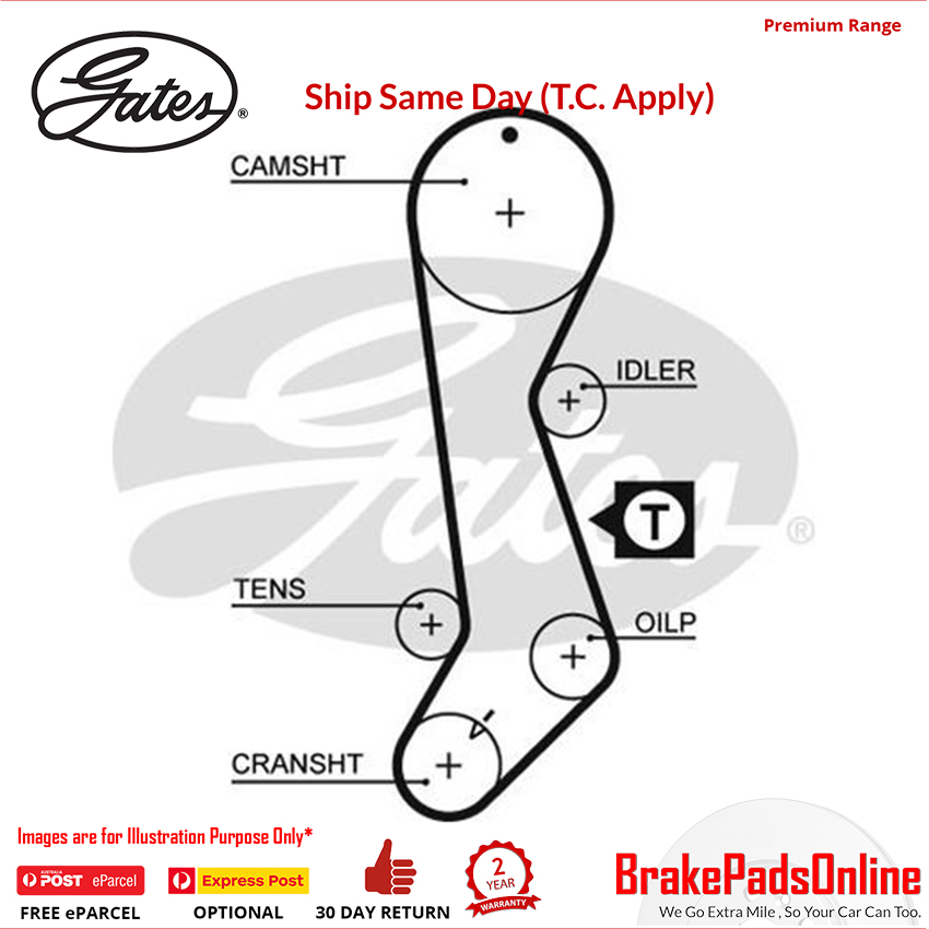Timing Belt T900 for TOYOTA Starlet EP91