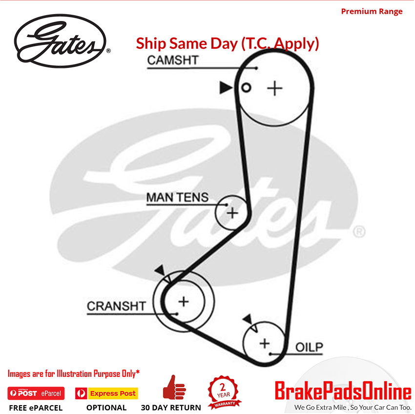 Timing Belt T933 for MITSUBISHI Express SJ P03V