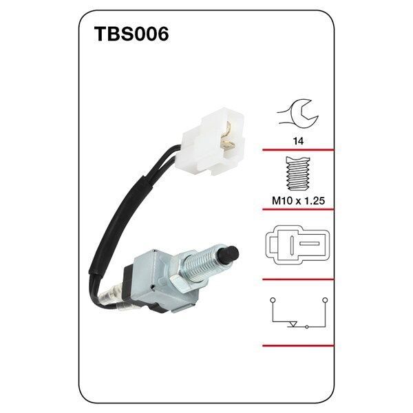 Tridon Brake Light Switch For Hyundai Scoupe Sonata  G4DJ G4EK G6AT 1.5L,2.4L