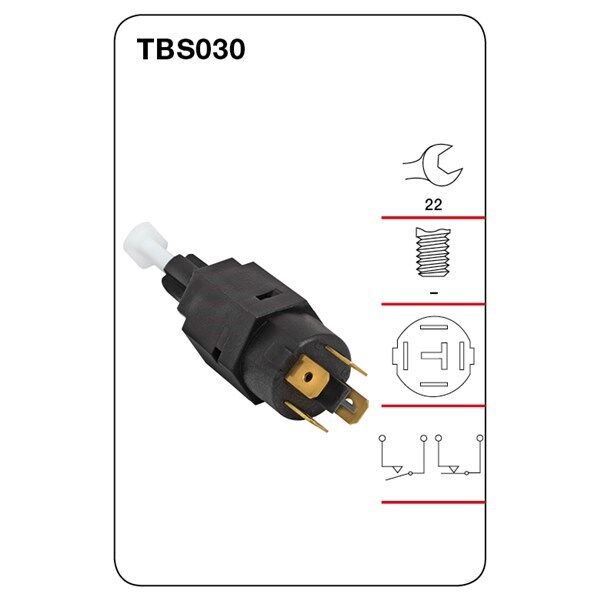 Tridon Brake Light Switch - TBS030