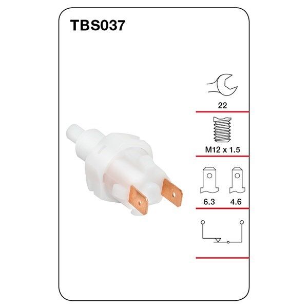 Tridon Brake Light Switch - TBS037