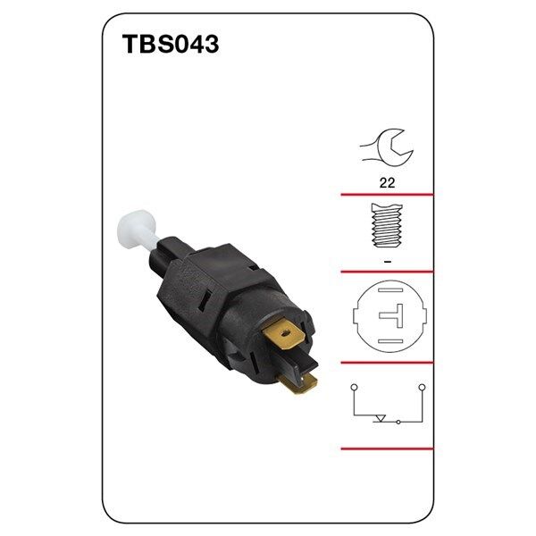 Tridon Brake Light Switch - TBS043