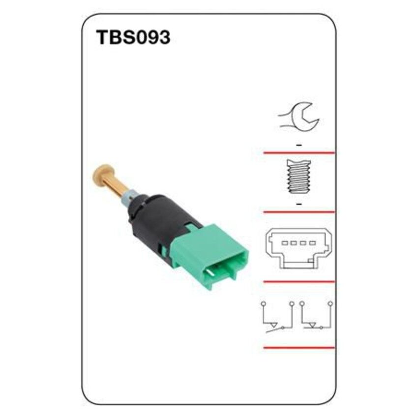 Tridon Stop Brake Light Switch For Peugeot/ Citroen - TBS093