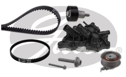Gates Water Pump & Timing Belt Kit For Skoda Yeti 1.4L CZCA 5L Petrol -TCKWP356