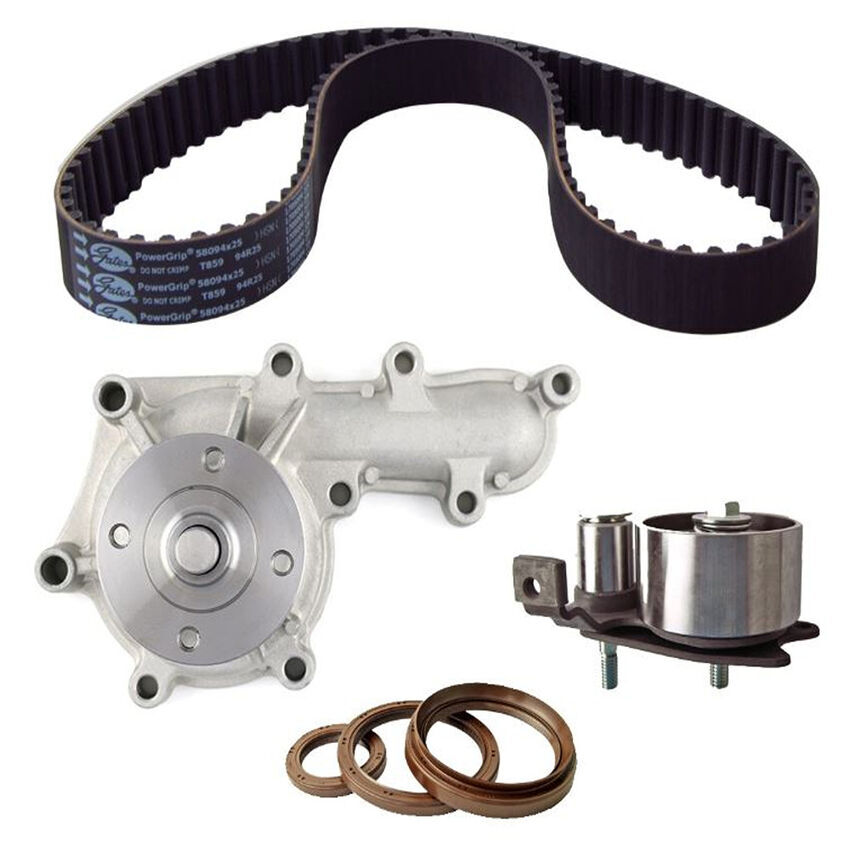 Gates Water Pump & Timing Belt Kit For Toyota Coaster HZB50 4.2L 1H-Z B4 B5 Bus