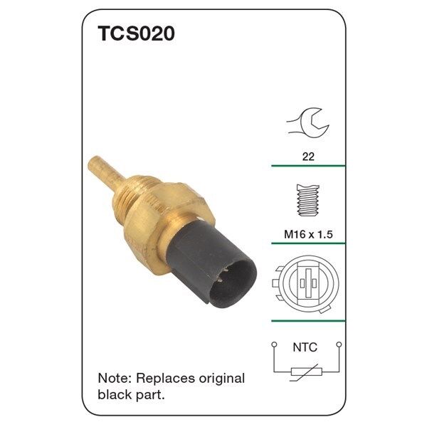 Tridon Coolant Temperature ECU Sensor - TCS020