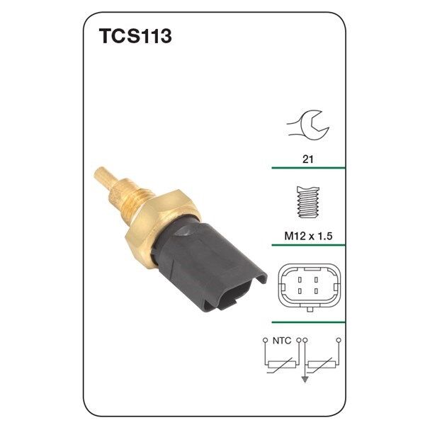 Tridon Coolant Temperature ECU Sensor - TCS113