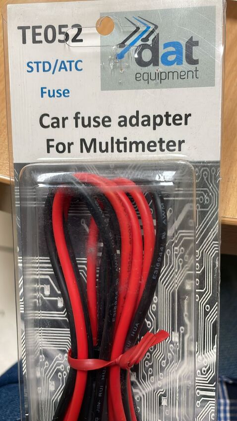 DAT Equipment Car Fuse Adapter For Multimeter STD/ ATC For Vehicle -TE052