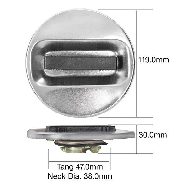 Tridon Fuel Cap (Non Locking) - TFNL215V