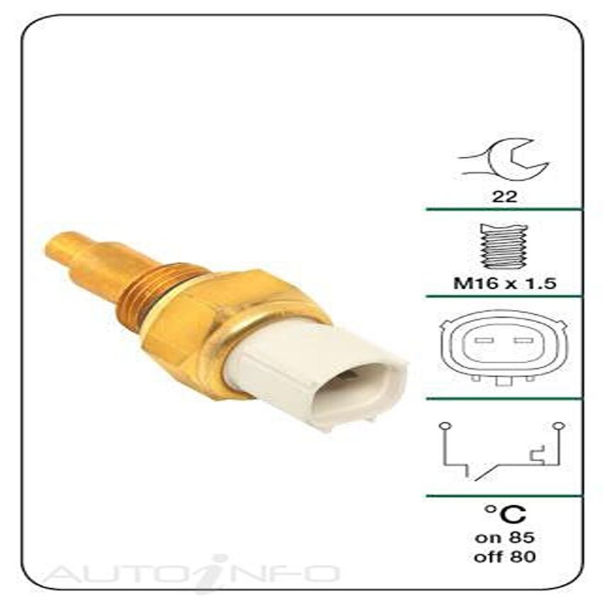 Tridon Coolant Fan Temperature Switch For Mitsubishi Magna 4G54 6G72 2.6L,3.0L 