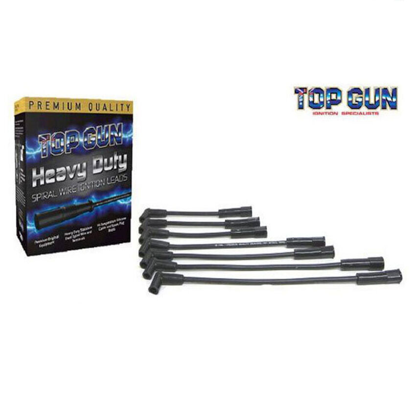 Top Gun Spark Plug Lead For Holden Commodore VC VH VK 6Cyl Blue Black Motor 80-86