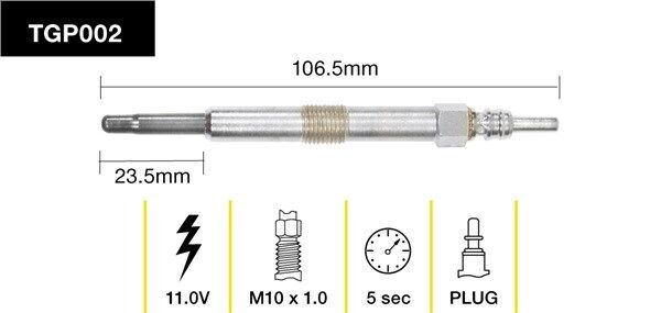 Tridon Glow Plug - TGP002