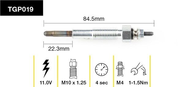 Tridon Glow Plug - TGP019
