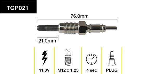 Tridon Glow Plug - TGP021
