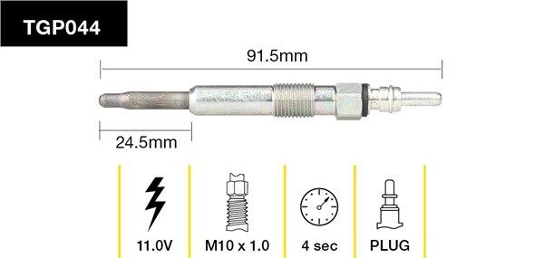 Tridon Glow Plug - TGP044