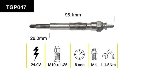 Tridon Glow Plug - TGP047