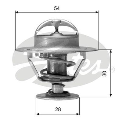Thermostat for HOLDEN Astra LD 18LE 1.8L Petrol 4Cyl FWD TH02491G1