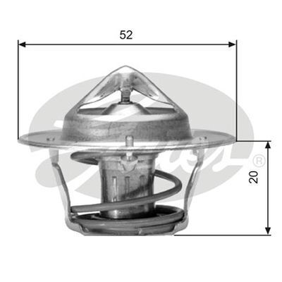 Thermostat for SUZUKI Carry ST80V/ ST90V F8A 0.8L Petrol 4Cyl RWD TH04182G1