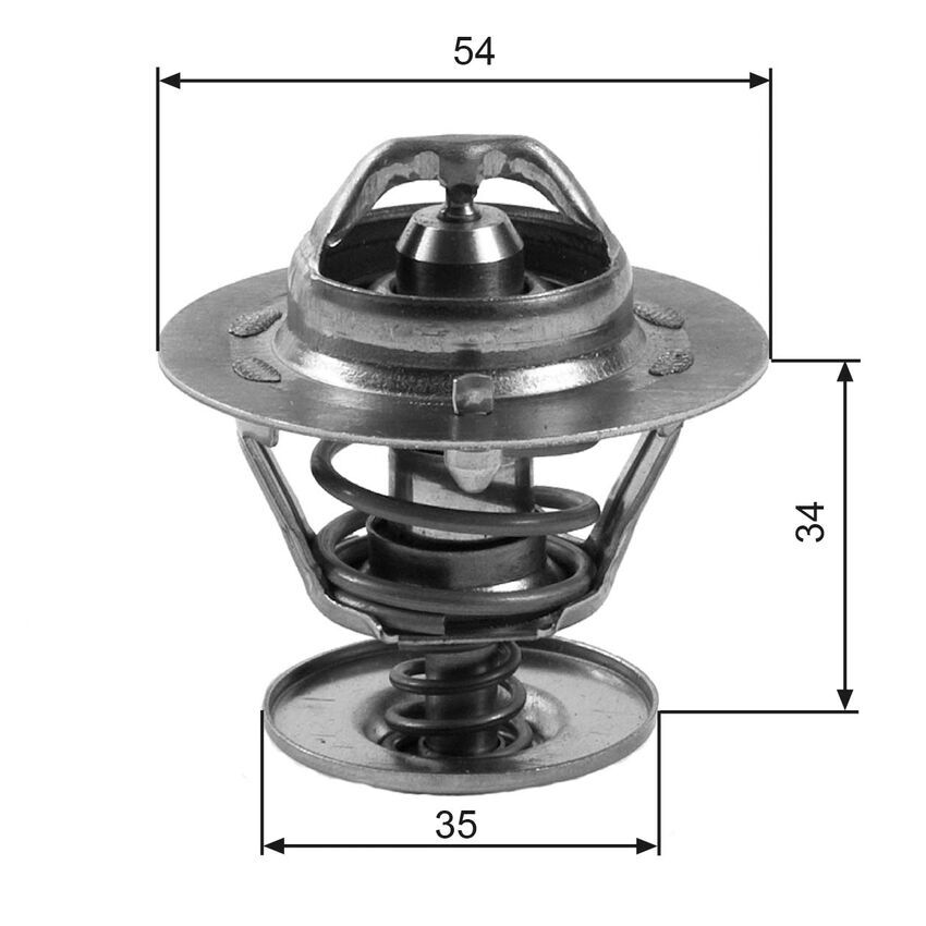 Thermostat for HYUNDAI Scoupe UE3 G4EKT 1.5L Petrol 4Cyl FWD TH11383G1