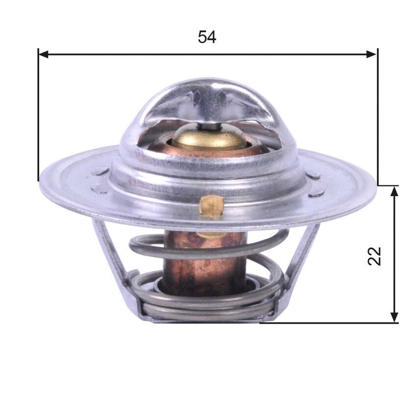 Thermostat for FORD Escort MK II AT KL16G 1.6L Petrol RS 4Cyl RWD TH12888G1