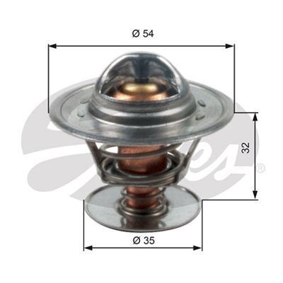 Thermostat for MAZDA B2200 UDX S243 2.2L Diesel 4Cyl RWD TH13684G1