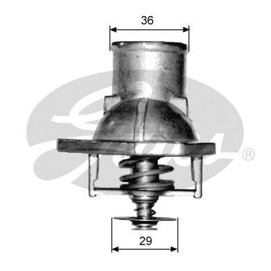 Thermostat for HOLDEN Calibra YE C20NE 2.0L Petrol 4Cyl FWD TH15192G1