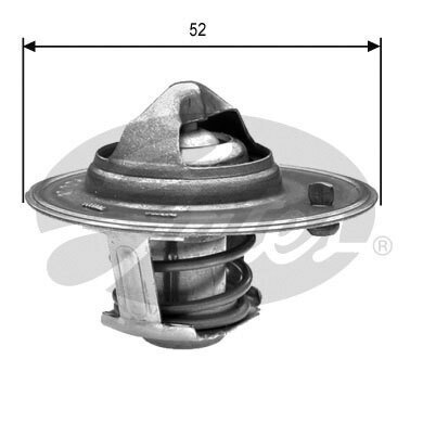 Gates Thermostat For Mazda 121 Metro 1.3L 16V (DW3W) B33L,B34P,B35J DW