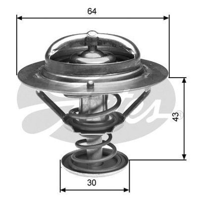 Thermostat for MITSUBISHI Pajero NX V98W 4M41R 3.2L Diesel DiD 4Cyl 4WD TH27082G1