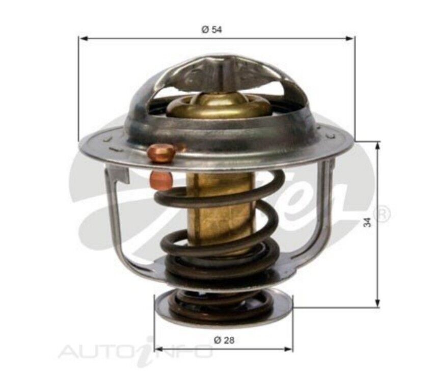 Gates Coolant Thermostat For Honda Jazz GLI, Vibe GE GE6 1.3L Petrol L13Z1