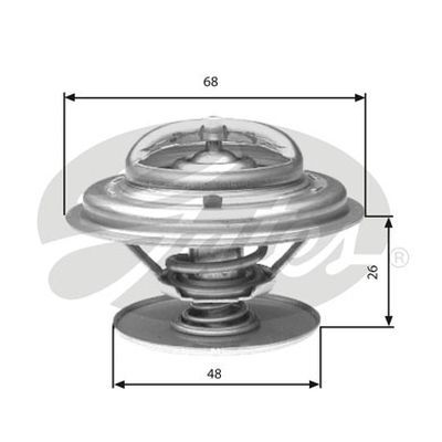 Thermostat for PORSCHE 928S 92NS94/ M2850 5.4L Petrol GTS 8Cyl RWD TH32882G1