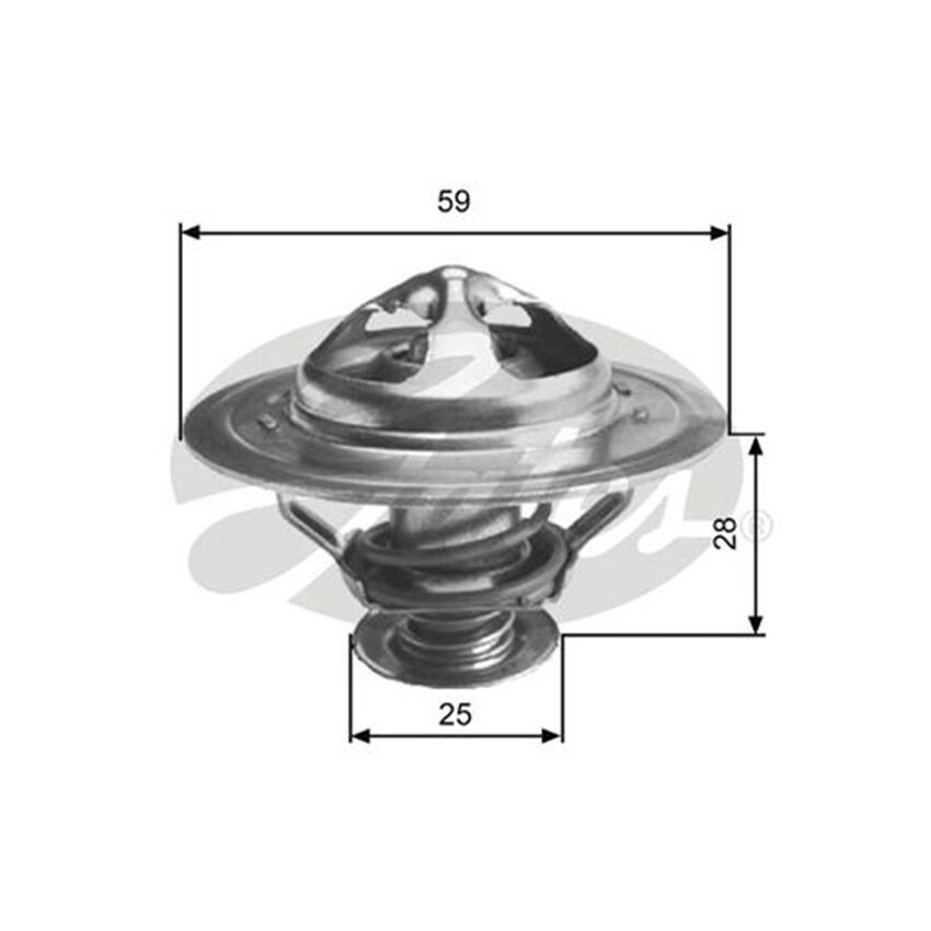 Thermostat for VOLVO S80 184 B6294T 2.9L Petrol T6 6Cyl FWD TH34590G1