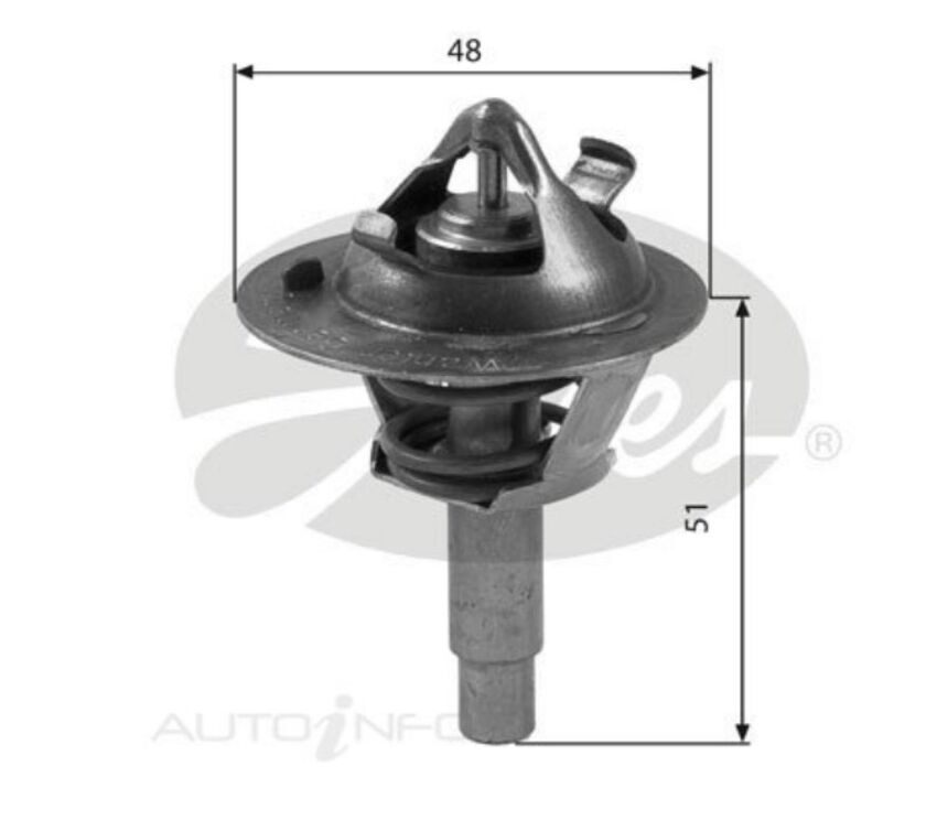 Gates Coolant Thermostat For Mercedes Benz C180 CL203/S203/S204/W203 1.8L