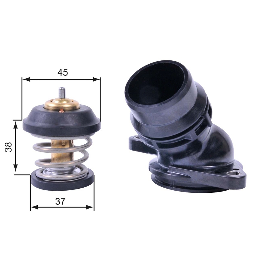 Gates Thermostat For Audi A4 B8 8K2 8K5 2.0L quattro CDNC,CPMA CAEB Petrol 