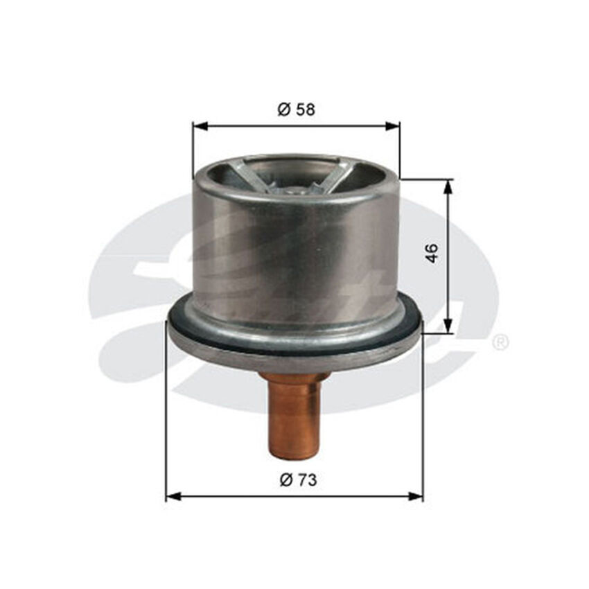 Gates Thermostat, coolant - TH51287G1