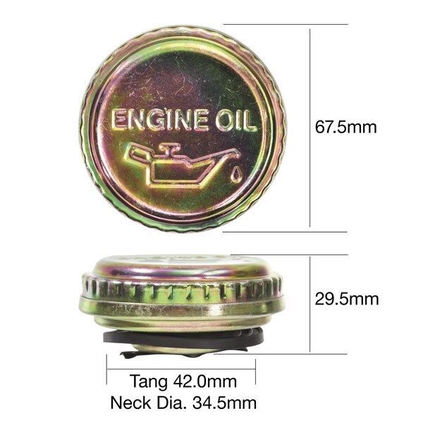Tridon Oil Cap For  Nissan 1000 1200 120Y A10 A12 1.2L B10 B120 8V 2D Wagon