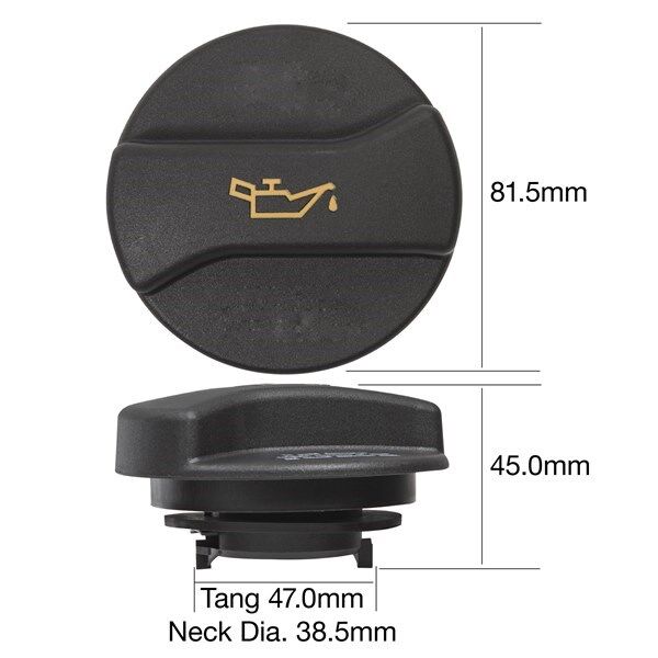 Tridon Oil Cap - TOC553
