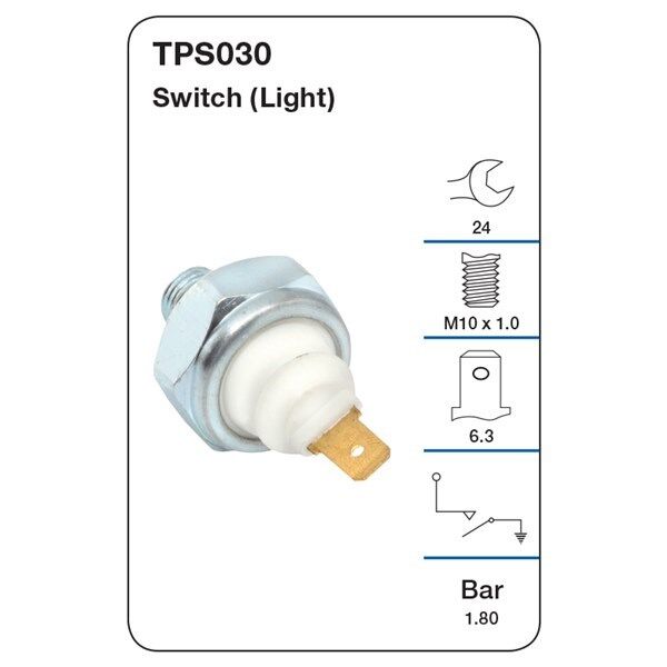 Tridon Oil Pressure Switch (Light) - TPS030