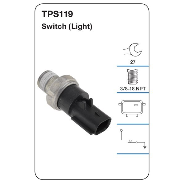 Tridon Oil Pressure Switch For Mini Cooper/ One R50 R52 1.6L Petrol I4 W10B16