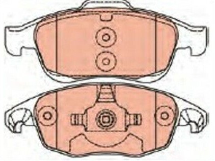 TRW Front Brake Pads For Peugeot Partner 1.6L NFR TU5JP4B, 9HS DV6TED4BU