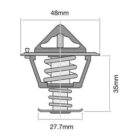 Tridon Thermostat For Toyota, Nissan, Holden, Great Wall, Fiat, Daihatsu, Daewoo