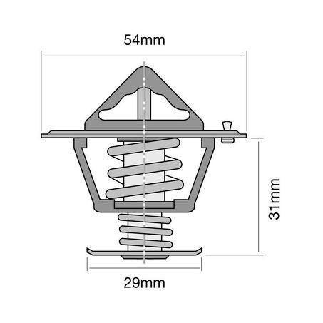 Tridon Thermostat For Fairmont ED MPFI 4.0L Petrol H/X H (MPFI) 6cyl