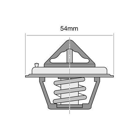 Tridon Thermostat 54mm - 91 Degrees C - [TT244-195]