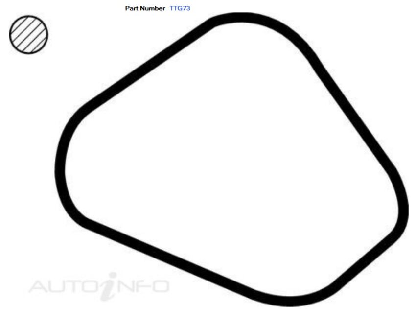 Tridon Thermostat Gasket For Honda Accord Aerodeck CB CB9 2.2L Petrol F22A6