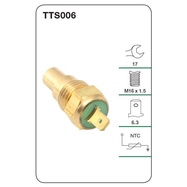 Tridon Water Temperature Sender (Gauge) - TTS006