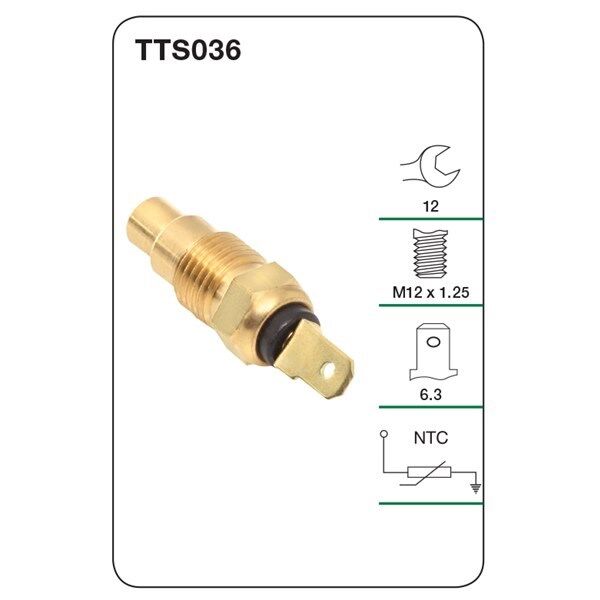 Tridon Water Temperature Sender (Gauge) - TTS036