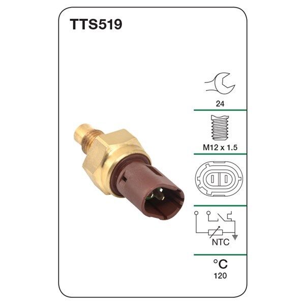 Tridon Water Temperature Switch (Warning Light and Gauge) - TTS519