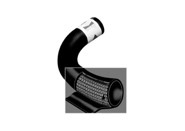 90 Universal Hose Bend- Fuel Oil Applications- 8MM (5/16) Id- 300MM X 300MM Arm